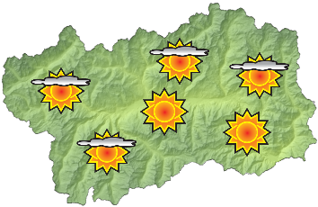 Splende il 'sole feddo' sulla Valle