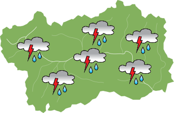 Sabato gli ultimi tuoni poi arriva il caldo africano Sabato gli ultimi tuoni poi arriva il caldo africano