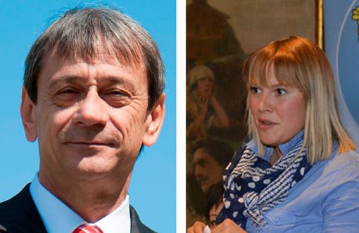 Bruno Giordano e Josette Borre Bruno Giordano e Josette Borre