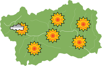 Caldo e festoso il fine settimana sulla Valle