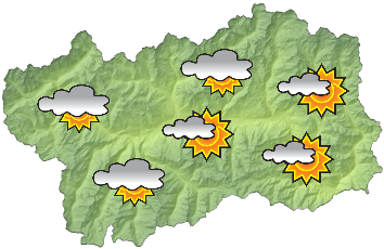 Tempo 'pazzo' in Valle nel fine settimana Tempo 'pazzo' in Valle nel fine settimana