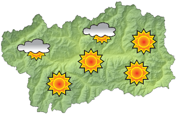 Sole alto nei cieli valdostani Sole alto nei cieli valdostani