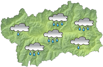 Nuova allerta meteo in Valle