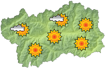 Ancora sole e caldo su tutta la Valle Ancora sole e caldo su tutta la Valle