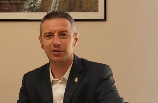 Davide Sapinet, assessore regionale ai lavori pubblici