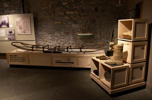 Uno scorcio del museo a Courmayeur
