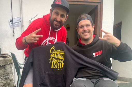 Andres Tomas, presidente de La Quercia 58 asd, e Niko Tremolada Andres Tomas, presidente de La Quercia 58 asd, e Niko Tremolada