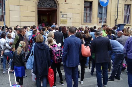 Rientro in classe alla 'San Francesco' ad Aosta