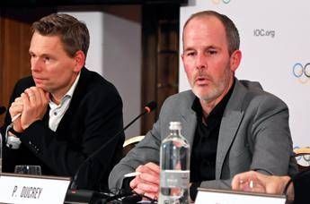 Milano Cortina 2026, Ducrey (Cio) in visita all'Ice Park: "L'atmosfera olimpica prende forma"