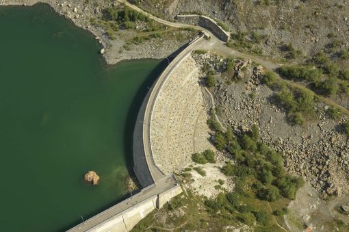 Diga di Cignana (foto repertorio Cva) Diga di Cignana (foto repertorio Cva)