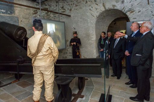 La visita inaugurale della nuova sezione