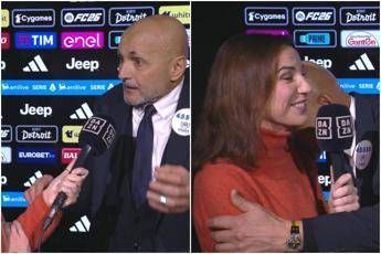 Juventus, Spalletti show con giornalista dopo la Lazio: "Posso darti un bacio?"