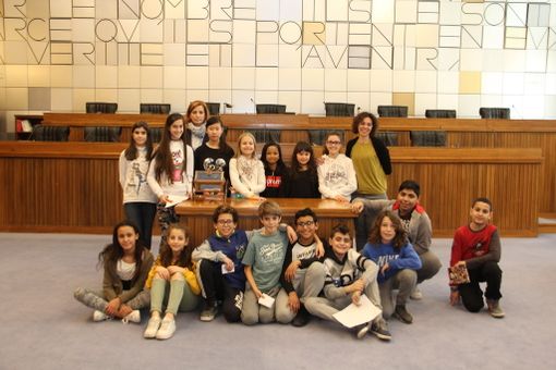 La 1 c della scuola media Lexert