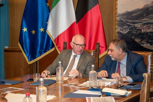 Renso Testolin (sn) e Fabio Ciciliano