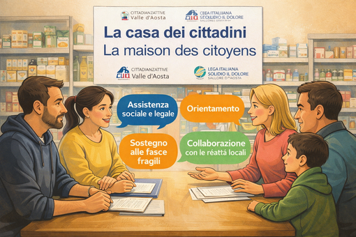 Ad Aosta 'costruita' la Casa dei Cittadini, quando l’aiuto diventa sistema
