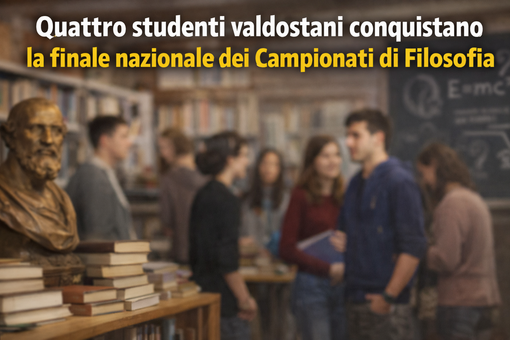 Quattro studenti valdostani conquistano la finale nazionale dei Campionati di Filosofia