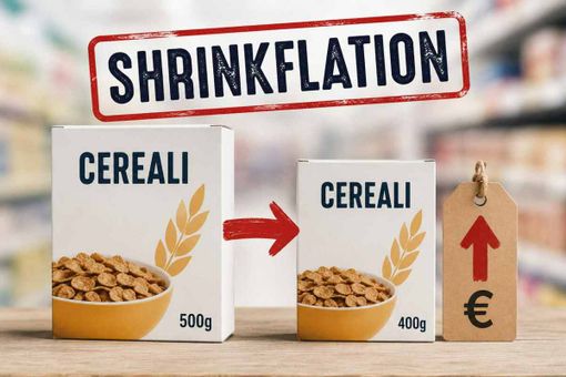 Le vecchie regole sulla shrinkflation bocciate dalla Commissione Europea Le vecchie regole sulla shrinkflation bocciate dalla Commissione Europea