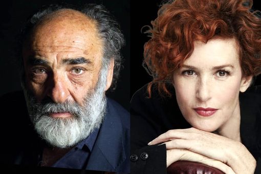 Alessandro Haber e Lucrezia Lante Della Rovere Alessandro Haber e Lucrezia Lante Della Rovere