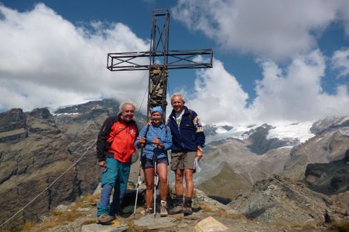 Marina Portigliatti e Arnaldo Reviglio con a sn. Lodovico Marchisio