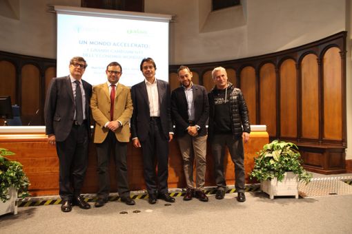 Da sn Davide Vuillermoz, Giuseppe Cuc, Filippo Gerard e Aurelio Marguerettaz