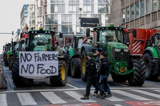 Agricoltori a Strasburgo