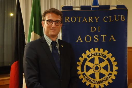 Presidente del Rotary Club di Aosta, Fabio Avezzano