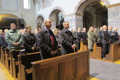 Autorità civili e militari alla cerimonia della Virgo Fidelis