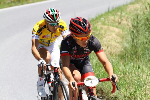 CICLISMO: Coppa Piemonte; le maglie gialla e rosadopo la seconda prova di Bra CICLISMO: Coppa Piemonte; le maglie gialla e rosadopo la seconda prova di Bra