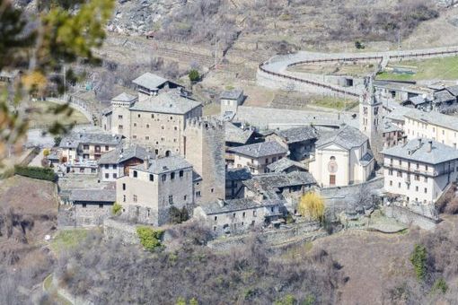 Frana sulla 'strada del rally' a Cerellaz di Avise