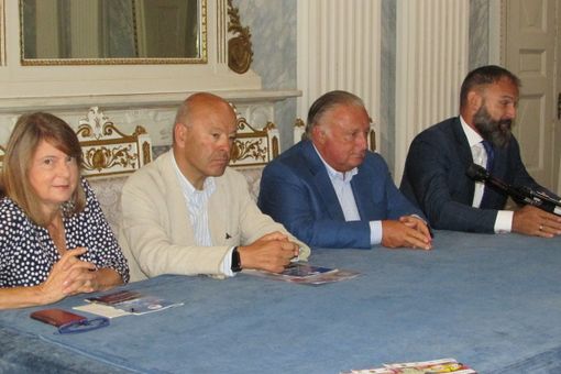 Da sn Antonella Marcoz, Nicola Rosset, Graziano Dominidiato e Giovanni Girardini