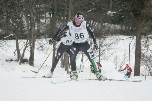Elisa Brocard in azione a Gressoney Elisa Brocard in azione a Gressoney