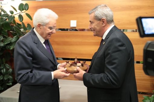 Antonio Fosson ha recentemente accolto il Presidente della REpubblica Sergio Mattarella