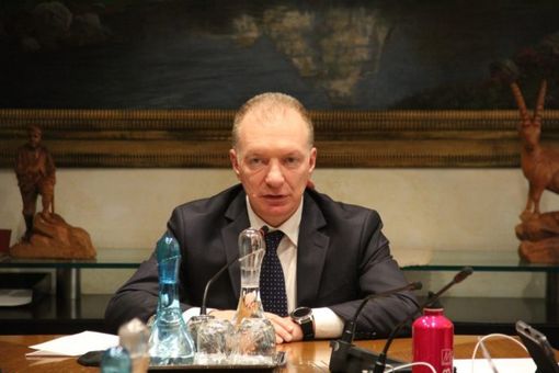 Il questore Ivo Morelli durante l'audizione in Commissione Il questore Ivo Morelli durante l'audizione in Commissione