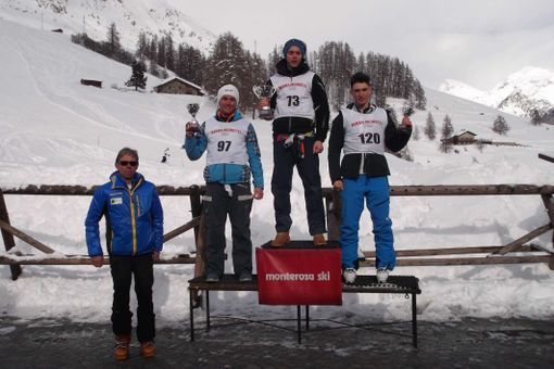 Il podio aspiranti di Antagnod