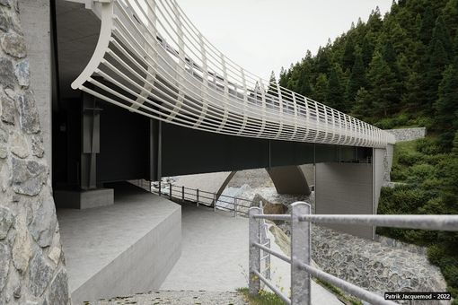 Strada regionale n.47 di Cogne: proseguono i lavori sul ponte di Chevril. Venerdì prossimo previste due fasce orarie di chiusura per lo smontaggio della gru