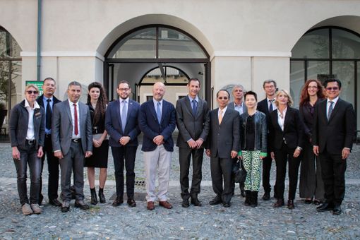 Le Président du Conseil Andrea Rosset et l’Assesseur Stefano Borrello ont rencontré une délégation des Anciens Elus du Département des Hautes Alpes