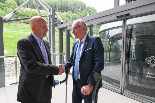 Renzo Testolin: 'La visita dell'Ambasciatore USA rafforza i legami con la Valle d'Aosta' Renzo Testolin: 'La visita dell'Ambasciatore USA rafforza i legami con la Valle d'Aosta'
