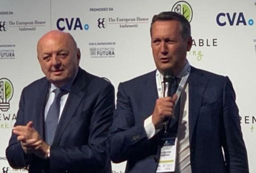 A sn Giuseppe Argirò con il ministro Pichetto FRatin
