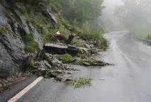 Una frana in Valle d'Aosta (foto di repertorio)