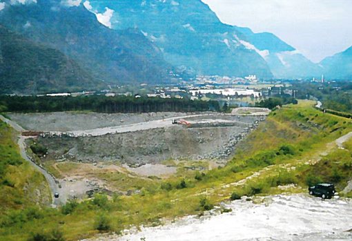 La discarica di Chalamy e Issogne La discarica di Chalamy e Issogne