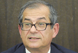 Il ministro delle Finanze, Giovanni Tria