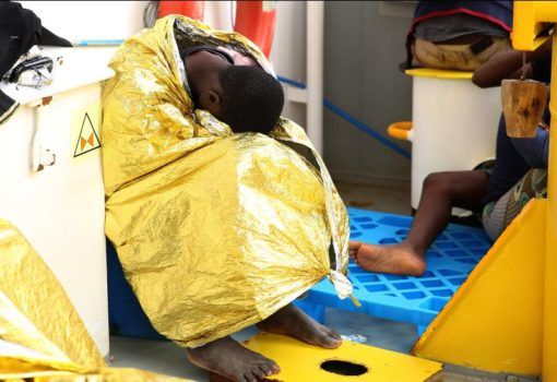 Una delle immagini in mostra Una delle immagini in mostra