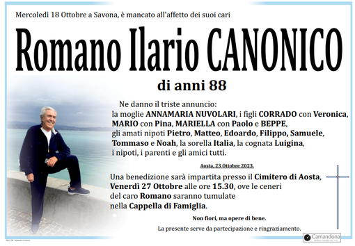 In tanti piangono Ilario Canonico: Il precursore del commercio moderno e maestro della gentilezza