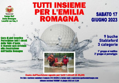 Il Golf della Valle d'Aosta per l'Emilia Romagna