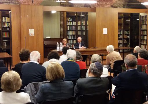 Un incontro alla comunità ebraica di Torino