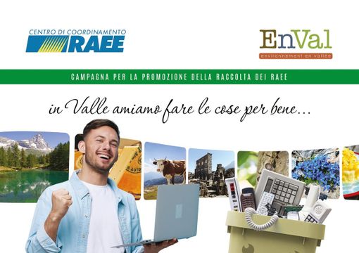 Dal 14 novembre sette infopoint promossi da Enval e Regione Valle d'Aosta per la corretta raccolta dei RAE Dal 14 novembre sette infopoint promossi da Enval e Regione Valle d'Aosta per la corretta raccolta dei RAE