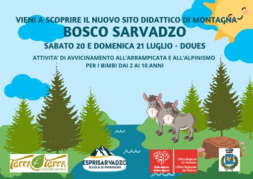 A Doues "Il Bosco Sarvadzo", un nuovo spazio di apprendimento