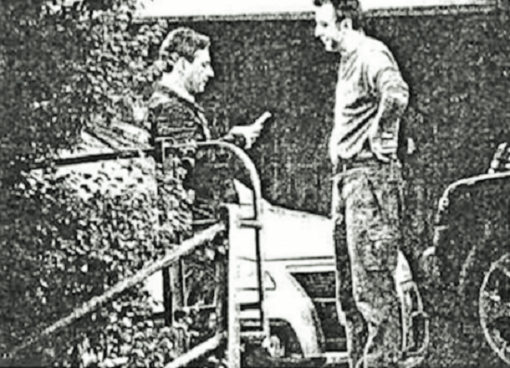 Laurent Vierin e Alessandro Giachino in una delle tante fotografie scattate dai carabinieri Laurent Vierin e Alessandro Giachino in una delle tante fotografie scattate dai carabinieri