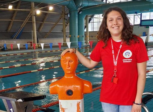 Michela Di Sciacca a bordo piscina St. Vincent Michela Di Sciacca a bordo piscina St. Vincent