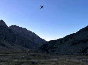 Alpinisti soccorsi sul becco di Valsoera nel comune torinese di Locana Alpinisti soccorsi sul becco di Valsoera nel comune torinese di Locana
